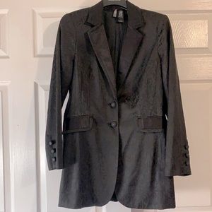 Classy Black Suite Coat w Designs